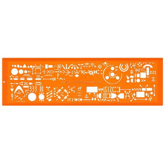 Schriftschablone Electrographe 13 A - NF Norm (334690800)