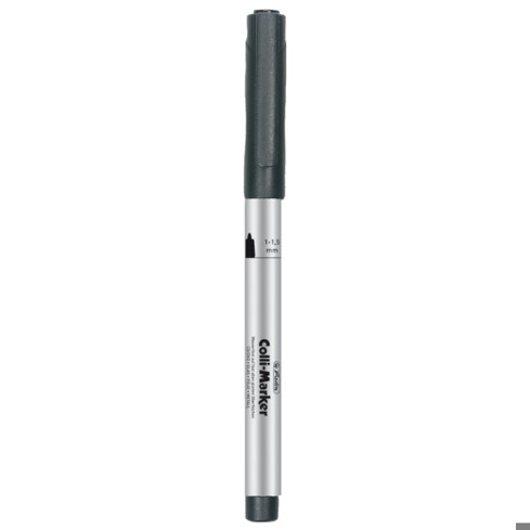 Schwarzer Permanentmarker - Strichstärke 1 bis 1,5 mm