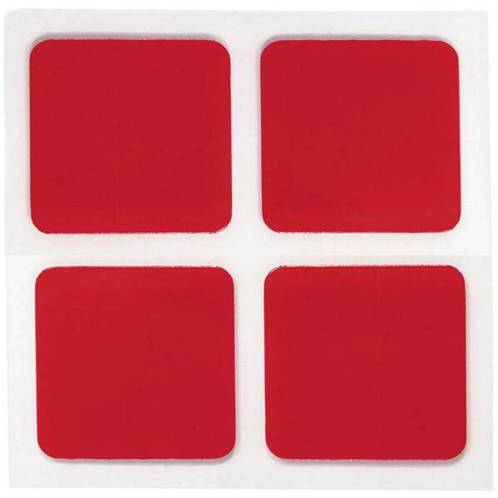 Doppelseitige Klebepads Transparent, 30 mm x 30 mm, 8 St.