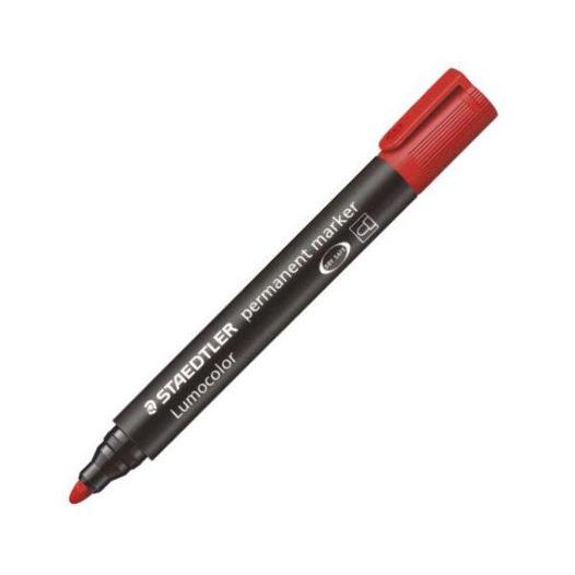 Permanentmarker Lumocolor, rot - 10 Stück