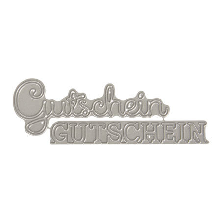 Gutschein Stanzschablonen Set - 2 Stück (2,5-7 cm)