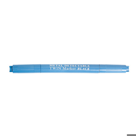 Twin Marker & Fineliner Set – Blaues Gehäuse, Doppelte Spitze: Marker & Fineline