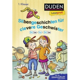 Leseprofi: Silbengeschichten für clevere Geschwister | 1. Klasse